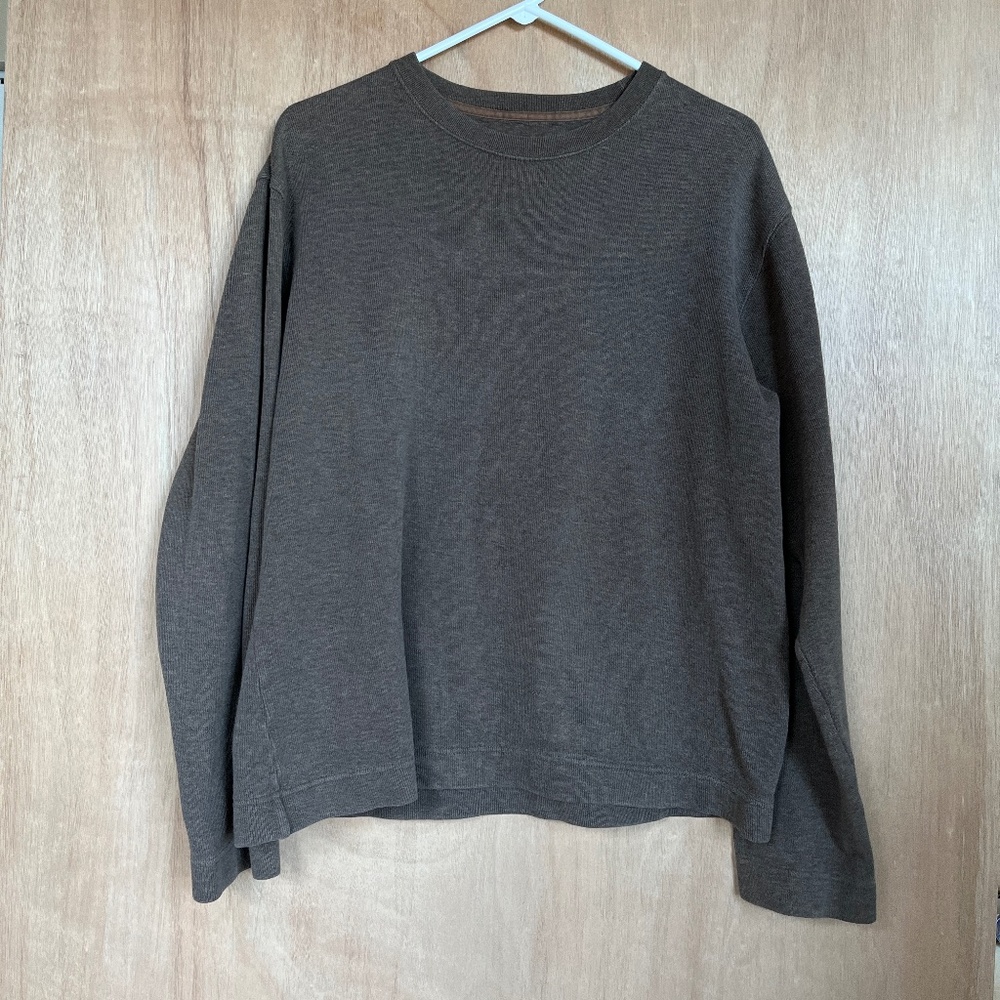 Gap Classic Fit Brown 100% Cotton Sweatshirt Large L